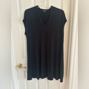 Eileen Fisher Flowy Black T-shirt dress